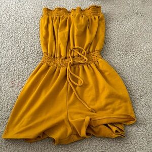 Yellow romper